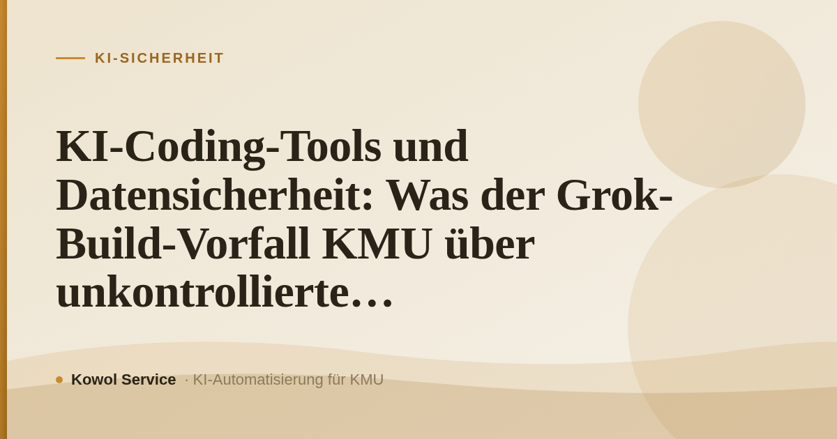 KI-Coding-Tools und Datensicherheit: Was der Grok-Build-Vorfall KMU über unkontrollierte Datenweitergabe lehrt